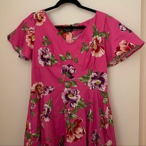 Hearts and Roses London Pink Floral Dress